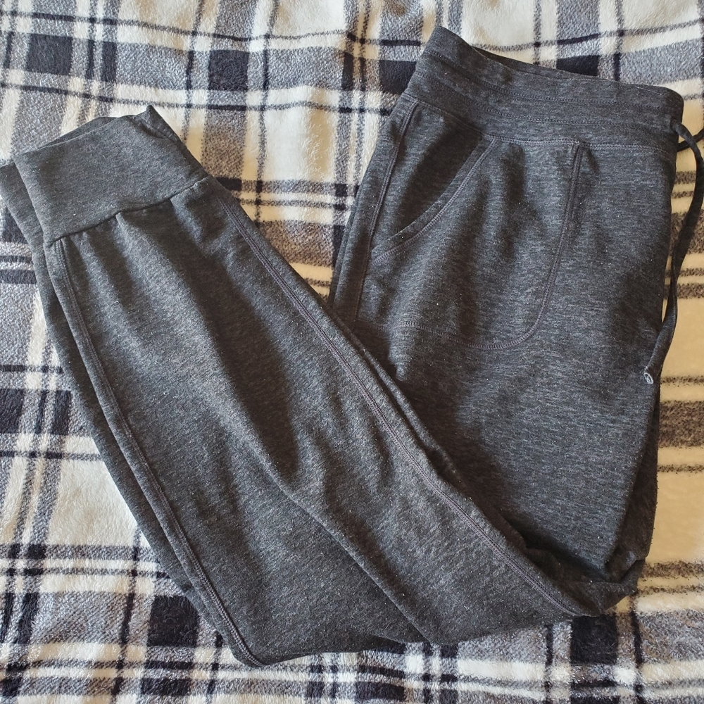 Heather Gray Joggers Sweatpants